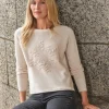 Cashmere Blend Hand Embroidered Sweater^Pure Collection Best