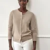 Cashmere Crew Neck Cardigan^Pure Collection Discount