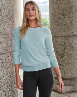 Cashmere Crew Neck Sweater^Pure Collection Sale