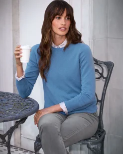 Cashmere Crew Neck Sweater^Pure Collection Hot