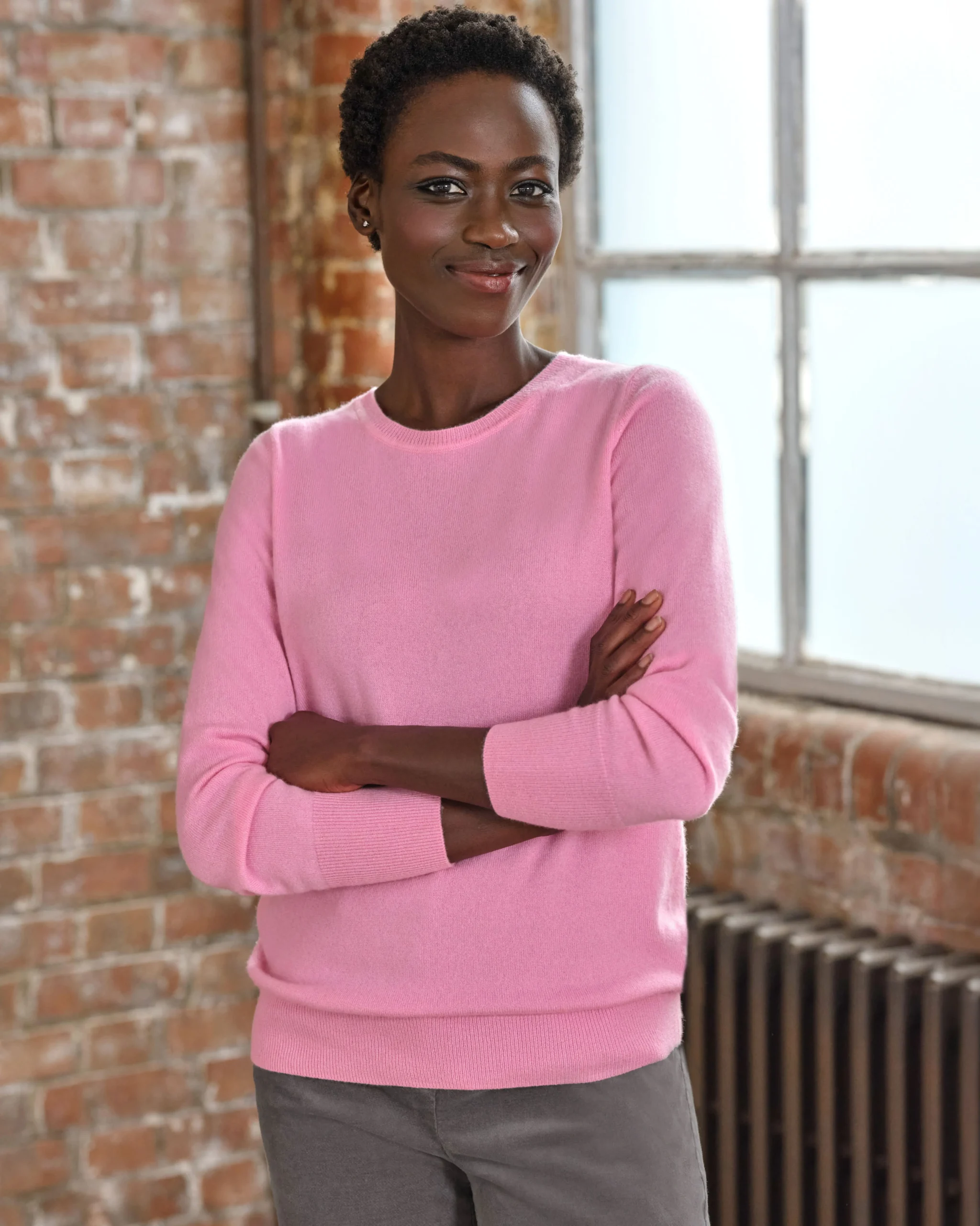 Cashmere Crew Neck Sweater^Pure Collection New