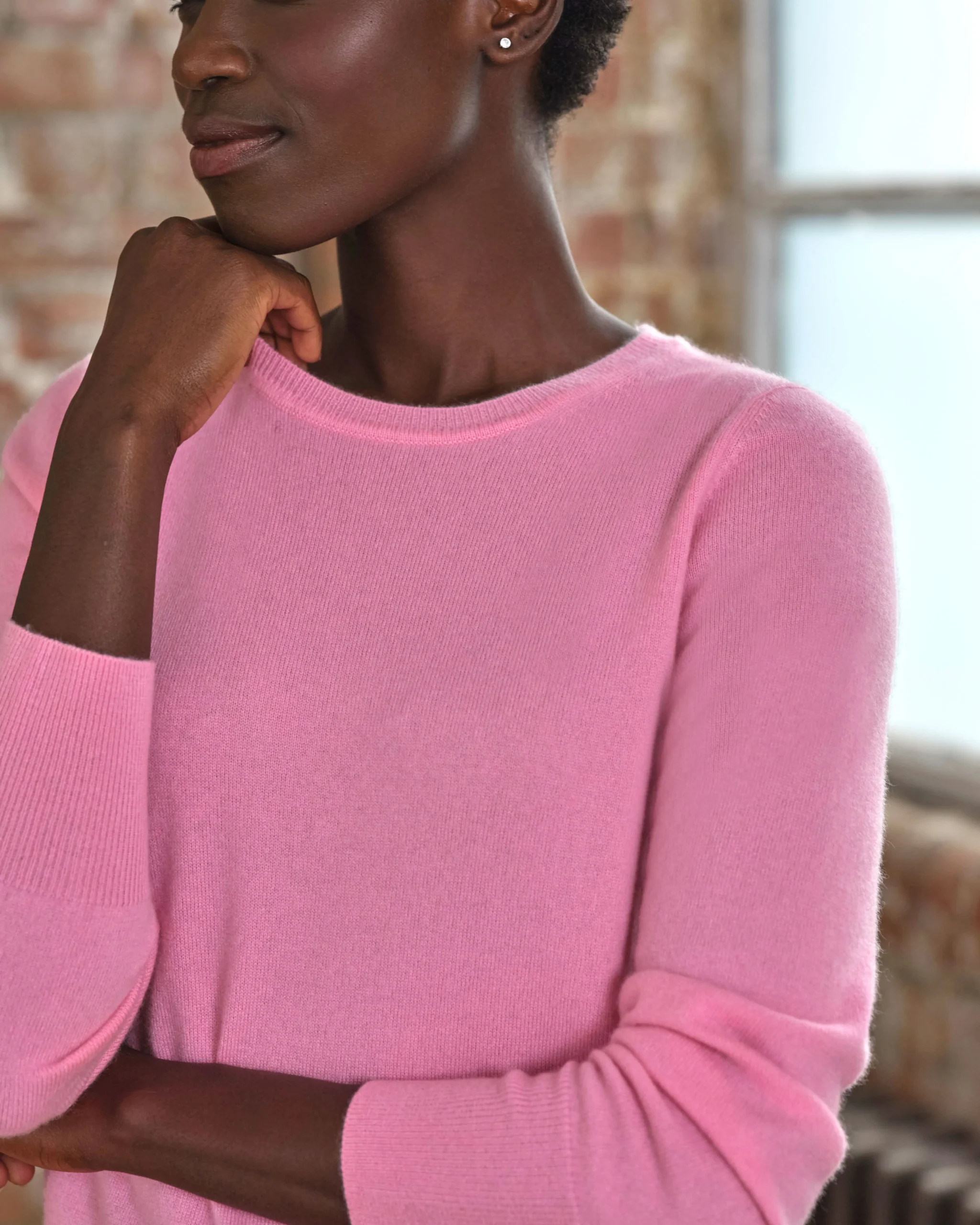 Cashmere Crew Neck Sweater^Pure Collection New