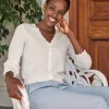 Cashmere Crop Scalloped Cardigan^Pure Collection Online