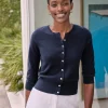 Cashmere Cropped Cardigan^Pure Collection Fashion