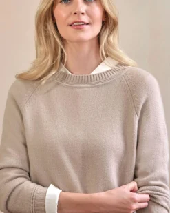 Cashmere Lofty Raglan Sleeve Jumper^Pure Collection Best