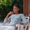 Cashmere Multi Zig Zag Stripe Sweater^Pure Collection Sale