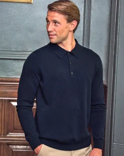 Cashmere Polo Shirt^Pure Collection Hot