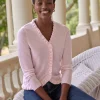 Cashmere Ruffle Cardigan^Pure Collection Best