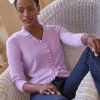 Cashmere Ruffle Cardigan^Pure Collection Outlet