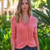 Cashmere Ruffle Cardigan^Pure Collection Fashion
