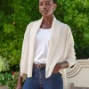 Cashmere Short Edge To Edge Cardigan^Pure Collection Sale