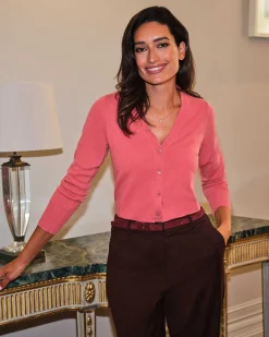 Cashmere V Neck Cardigan^Pure Collection Online
