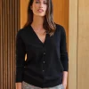 Cashmere V Neck Cardigan^Pure Collection Outlet