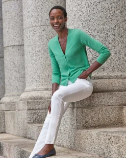 Cashmere V Neck Cardigan^Pure Collection Online