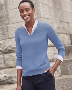 Cashmere V Neck Sweater^Pure Collection Hot