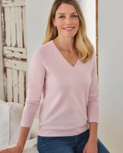 Cashmere V Neck Sweater^Pure Collection Discount