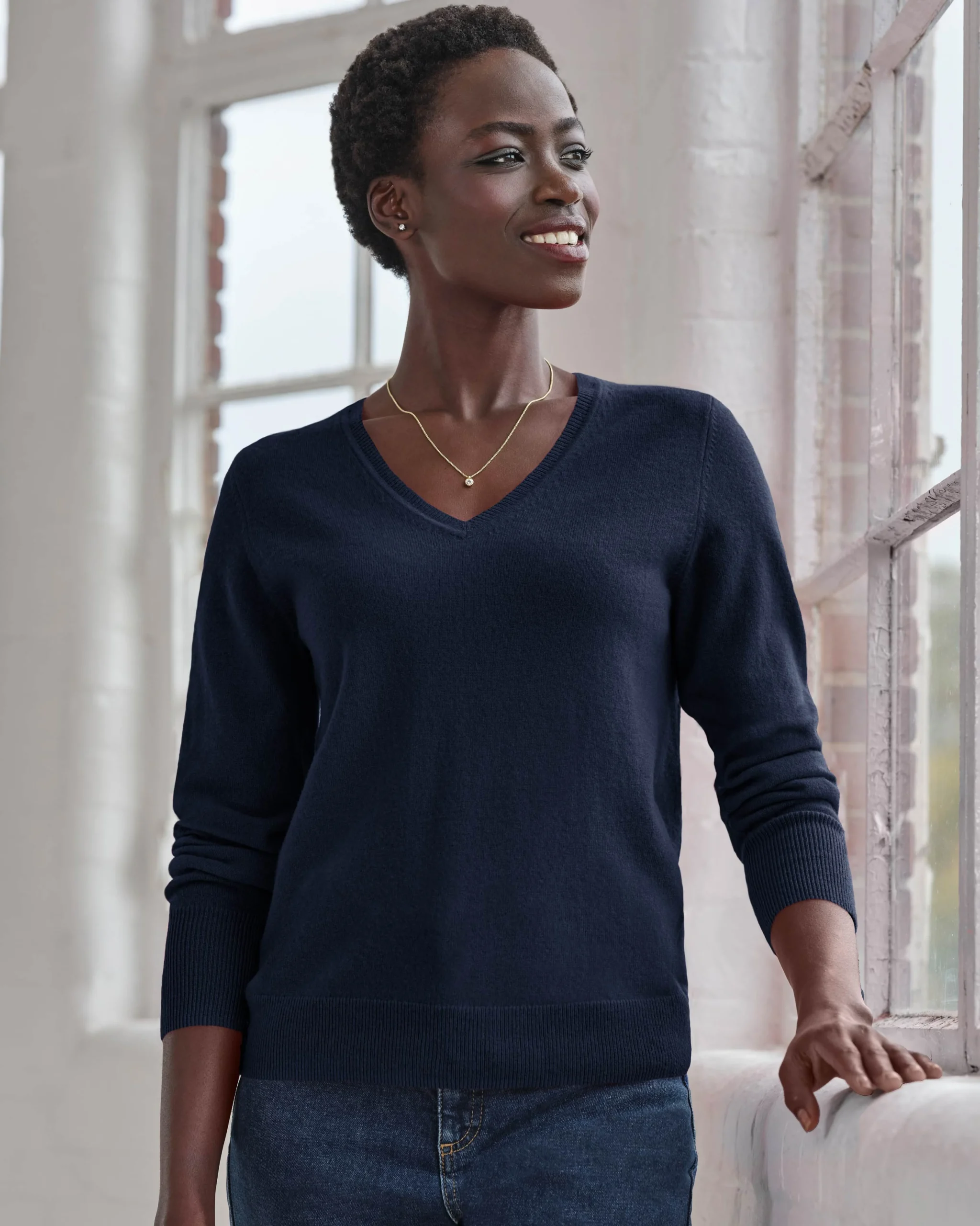 Cashmere V Neck Sweater^Pure Collection Clearance