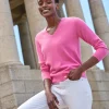 Cashmere V Neck Sweater^Pure Collection Hot