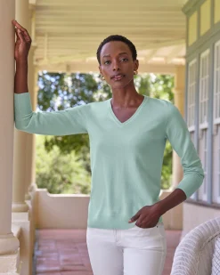Cashmere V Neck Sweater^Pure Collection Outlet
