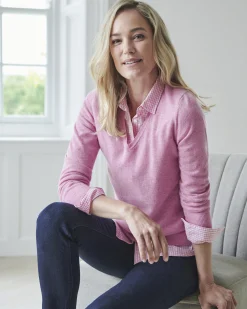 Cashmere V Neck Sweater^Pure Collection Best