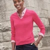 Cashmere V Neck Sweater^Pure Collection New