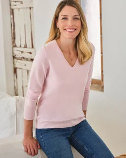 Cashmere V Neck Sweater^Pure Collection Discount