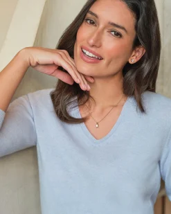Cashmere V Neck Sweater^Pure Collection Fashion