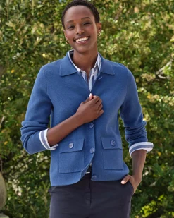 Cotton Wool Blend Milano Jacket^Pure Collection Fashion