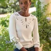Cotton Wool Embroidered Sweater^Pure Collection Best