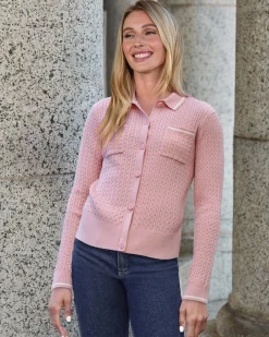 Cotton Wool Mini Cable Cardigan^Pure Collection Discount