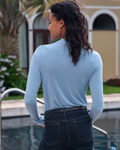 Double Fronted Soft V Top^Pure Collection Fashion