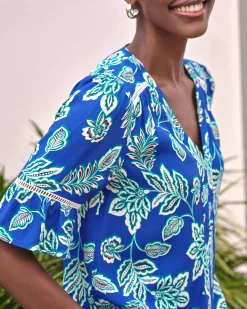 Fluted Sleeve Blouse^Pure Collection Hot