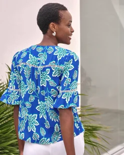 Fluted Sleeve Blouse^Pure Collection Hot