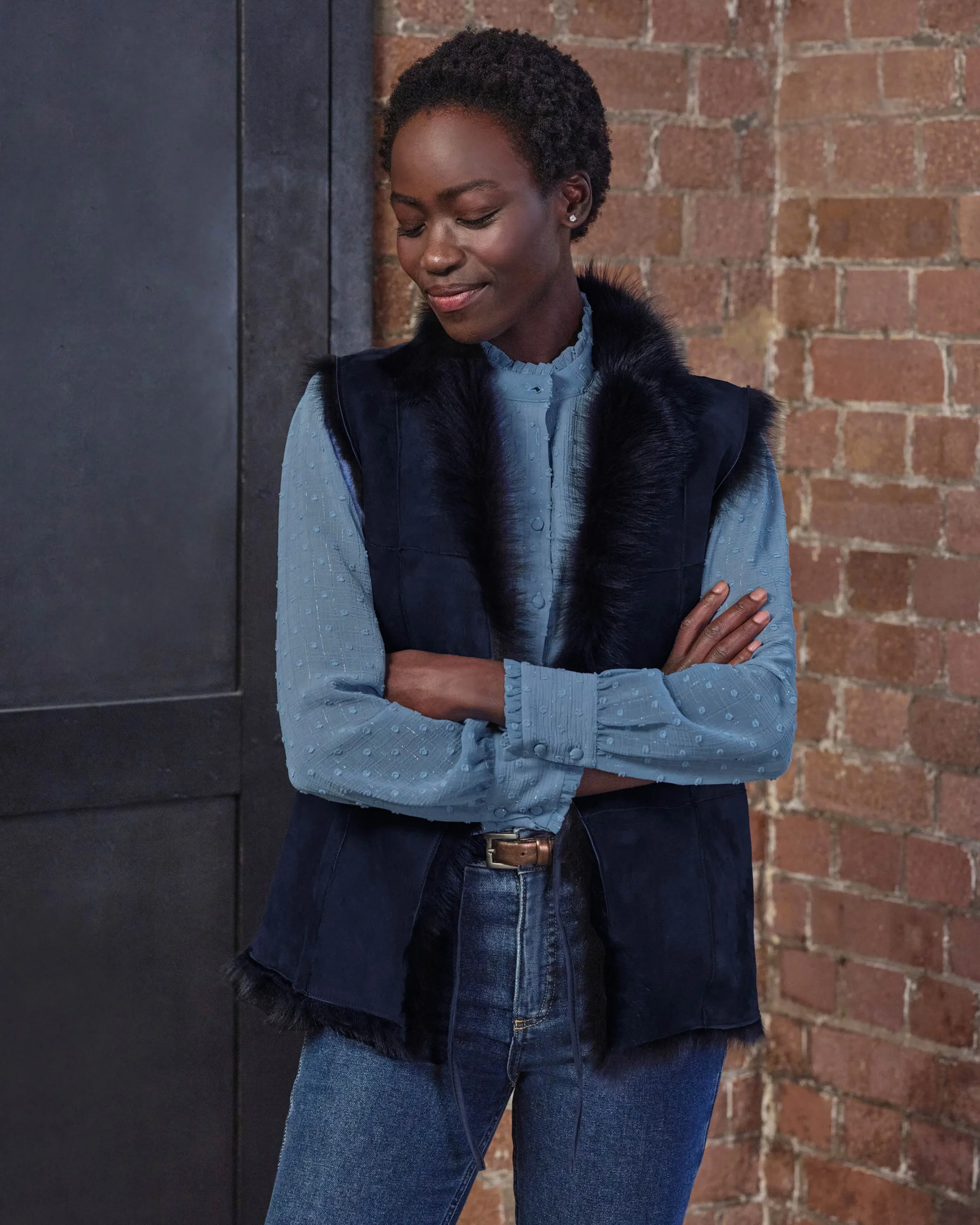 Fur Gilet^Pure Collection Best