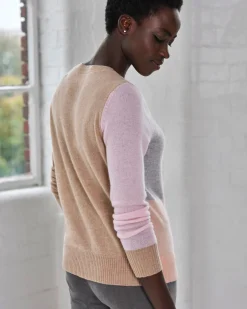 Gassato Diagonal Intarsia Sweater^Pure Collection New