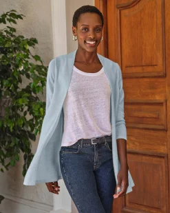 Gassato Lightweight Cashmere Swing Cardigan^Pure Collection Clearance