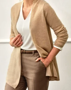 Gassato Lightweight Cashmere Swing Cardigan^Pure Collection Clearance