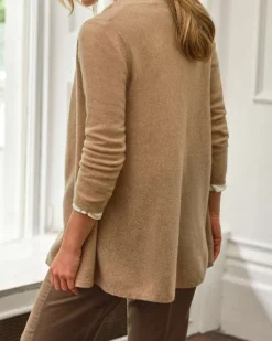 Gassato Lightweight Cashmere Swing Cardigan^Pure Collection Clearance