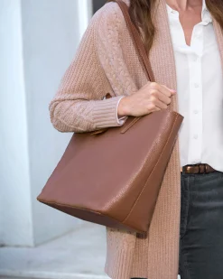 Leather Tote Bag^Pure Collection Outlet