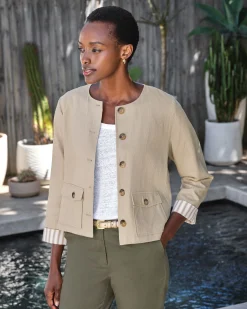 Linen Blend Jacket^Pure Collection Discount
