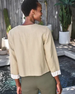 Linen Blend Jacket^Pure Collection Discount