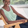 Luxury Linen Jersey Vest^Pure Collection Discount