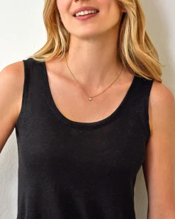 Luxury Linen Jersey Vest^Pure Collection Online