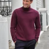 Mens Cashmere Roll Neck Sweater^Pure Collection Best