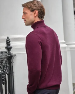 Mens Cashmere Roll Neck Sweater^Pure Collection Best