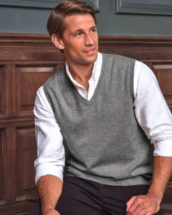 Mens Cashmere Slipover^Pure Collection Online