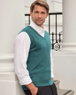 Mens Cashmere Slipover^Pure Collection Hot