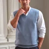 Mens Cashmere Slipover^Pure Collection New