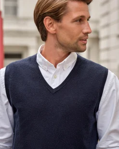 Mens Cashmere Slipover^Pure Collection Sale