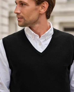 Mens Cashmere Slipover^Pure Collection Best